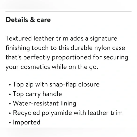 Longchamp Le Pilage Nylon Canvas Cosmetics Case - Picture 11 of 13